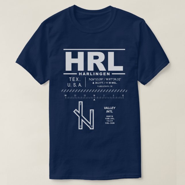 Tal International Airport HRL T-Shirt (Design vorne)