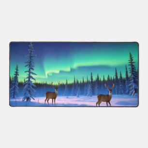 Tal Landschaft Panoramasicht Natur Stille Aurora Schreibtischunterlage