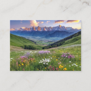 Tal Natur Außenwelt Landschaft Ruhe Friedlich Visitenkarte