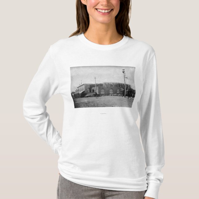 Tal, Oregon in die Stadt im Bau T-Shirt (Vorderseite)