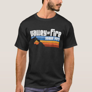 Tal Staat Park Nevada Retro Wüstenpisten T-Shirt