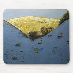 Tal und sunlit Abhang Lathkill Tal Mousepad