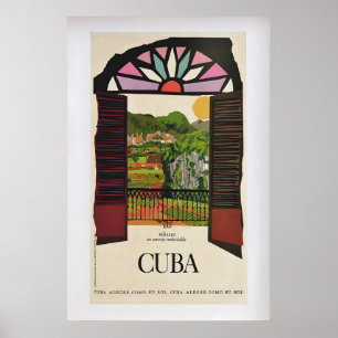 Tal Viñales, Kuba Vintage Reiseplakat 1 Poster