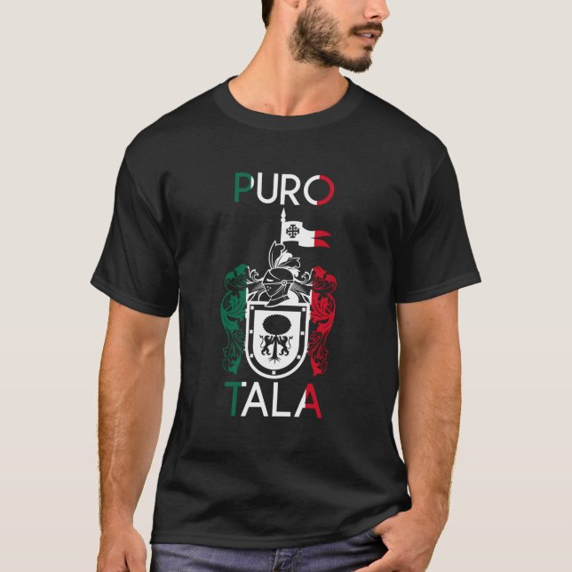 Tala Jalisco Estado De Mexico Escudo Eagle Aguila T-Shirt (Vorderseite)