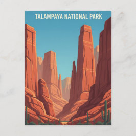 Talampaya Nationalpark Argentinien Reise Postkarte