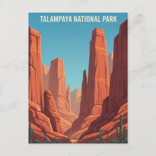 Talampaya Nationalpark Argentinien Reise Postkarte