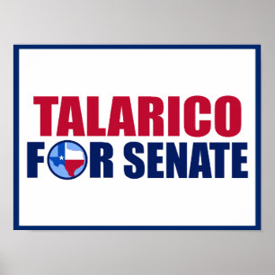 Talarico für den Senat Texas Wahl 2026 Poster