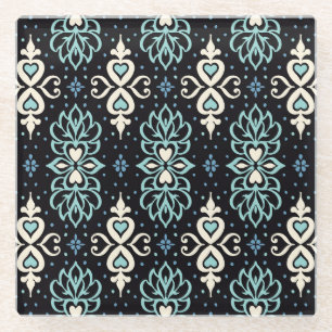 Talavera Azulejos marokkanische Fliesenmosaik Glasuntersetzer