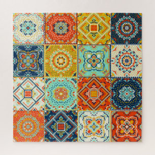 Talavera, Azulejos, türkische Mosaiktapete.