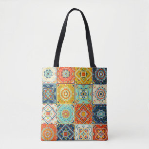 Talavera, Azulejos, türkische Mosaiktapete. Tasche