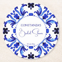 Talavera blaue Fliesen mexikanische Hochzeitsdusch