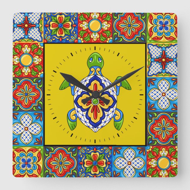 Talavera Carreaux IMAGES Horloge (Recto)
