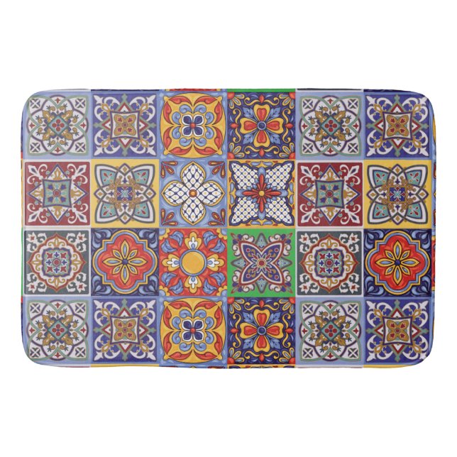 Talavera Design-1-Badermatte Badematte (Vorderseite)