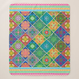 Talavera Design-2 Sherpa Blanket Sherpadecke