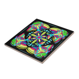 Talavera Fish Tile Design Fliese