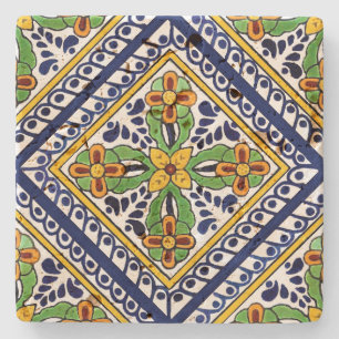 Talavera-Fliese Steinuntersetzer