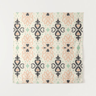 Talavera-Fliesen, mediterranes Ornament-Design. Wandteppich