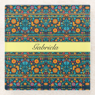 Talavera Garden, custom Glasuntersetzer