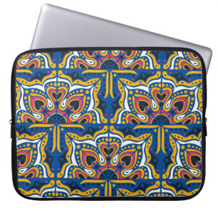 Talavera Indian Mosaik: Keramik Nahtlos. Laptopschutzhülle