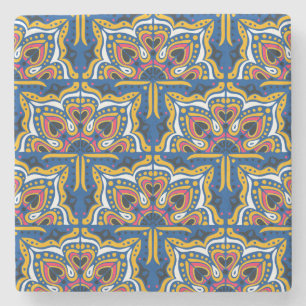 Talavera Indian Mosaik: Keramik Nahtlos. Steinuntersetzer