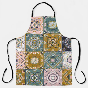 Talavera Indianer: Patchwork, ethnisches Mosaik. Schürze
