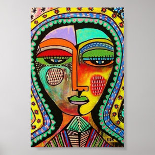 Talavera Jungfrau von Guadalupe BLESSINGS Poster