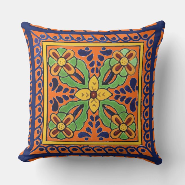 Talavera Kissen Für Draußen (Vorderseite)