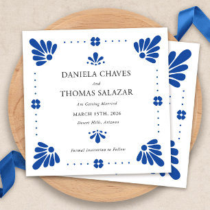 Talavera Mexican Save the Date Einladung
