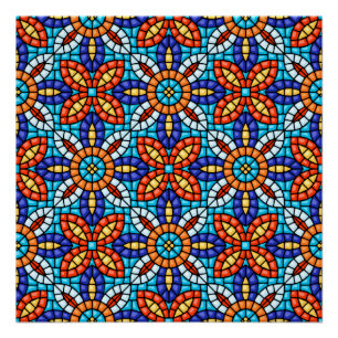 Talavera Mosaic Tile Poster
