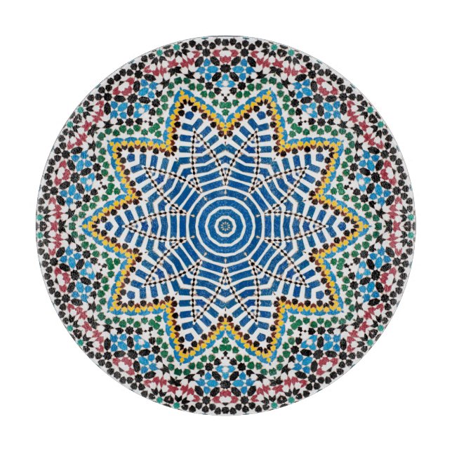 Talavera-Mosaikstil Schneidebrett (Vorderseite)