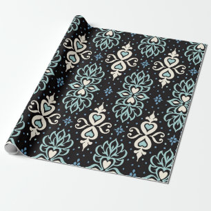 Talavera-Muster. Azulejos portugal. Türkischer Na Geschenkpapier
