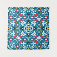 Talavera-Muster. Indisches Flickwerk. Azulejos por