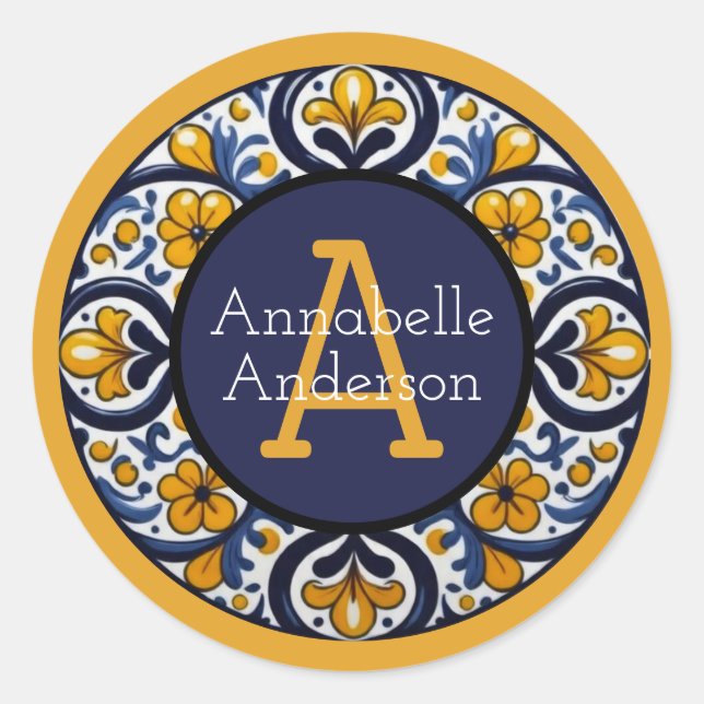 Talavera Personalize Sticker (Vorderseite)