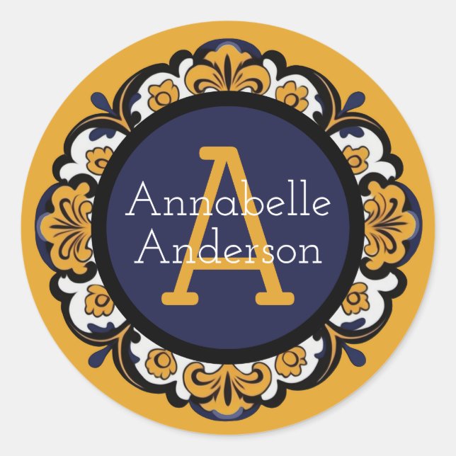 Talavera Personalize Sticker (Vorderseite)