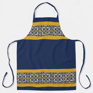 Talavera Royal Blau Schürze