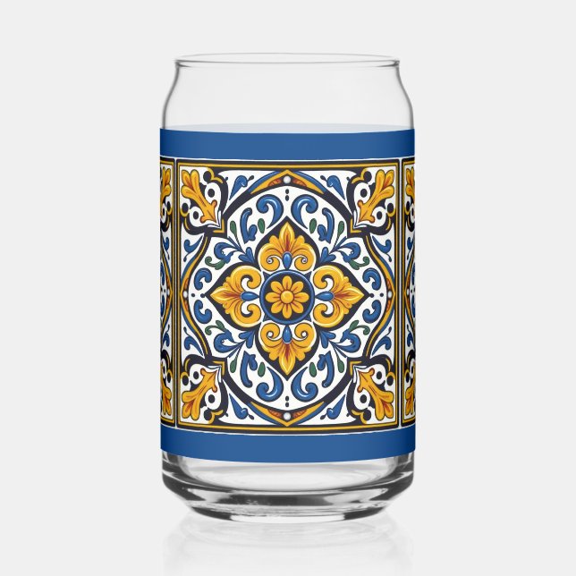 Talavera Spanische Fliese Dosenglas (Links)