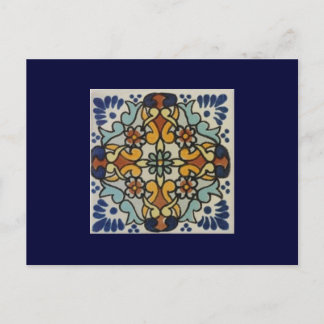 Talavera Tile 2 Postkarte