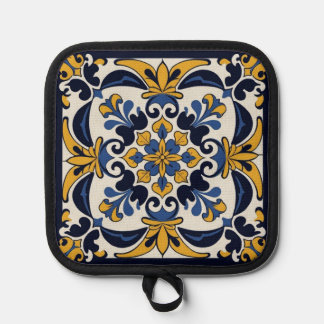 Talavera Tile Cinco Topflappen