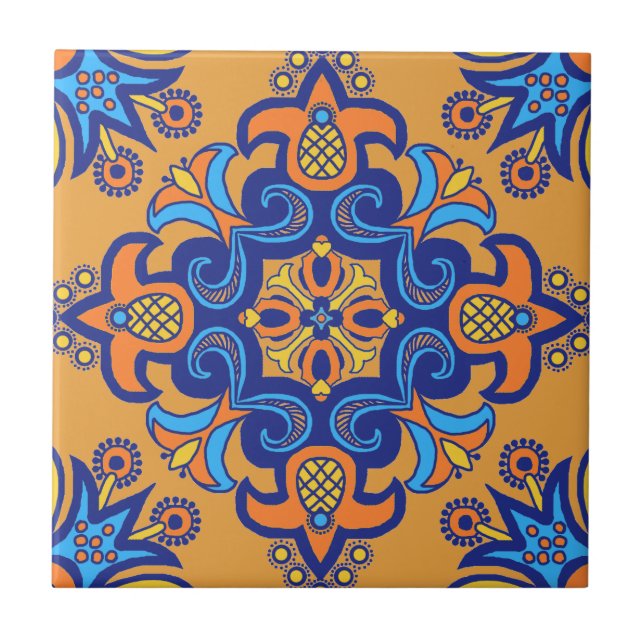 Talavera Tile Fliese (Vorderseite)