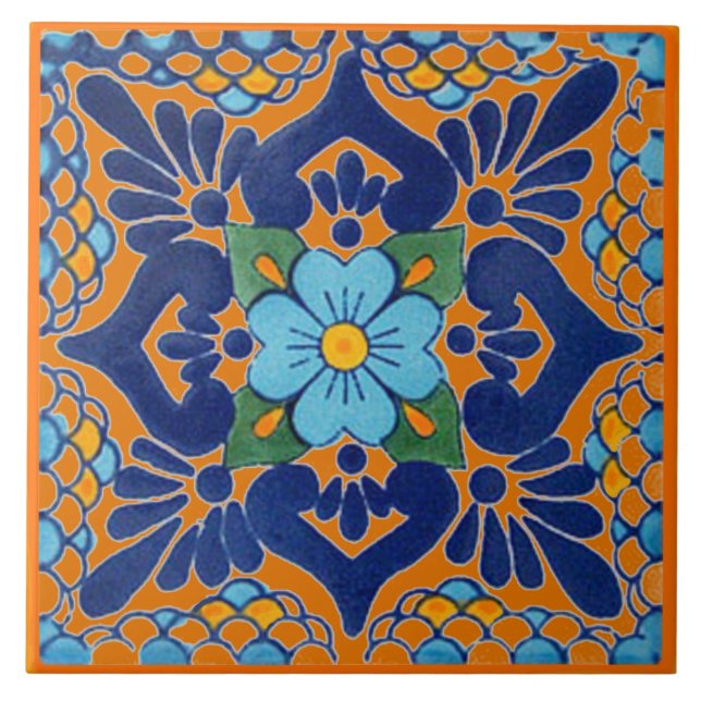 Talavera Tile Fliese (Vorderseite)