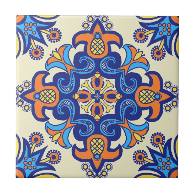Talavera Tile Fliese (Vorderseite)