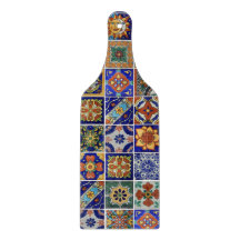 Talavera Tile Image Southwest Glass Paddle