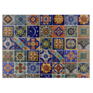Talavera Tile Image Southwest Style Charcuterie Schneidebrett
