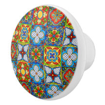 Talavera Tile Keramik Drawer Knob