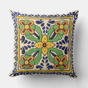 Talavera Tile Kissen