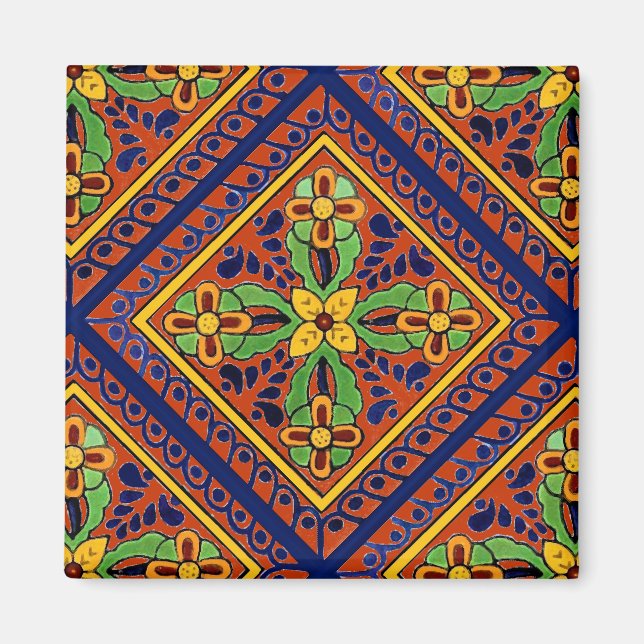 Talavera Tile Magnet (Vorne)
