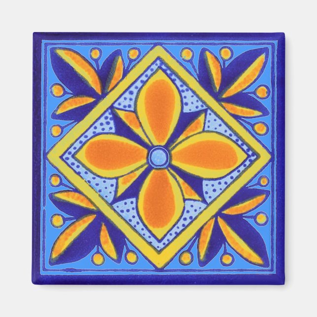 Talavera Tile Magnet (Vorne)