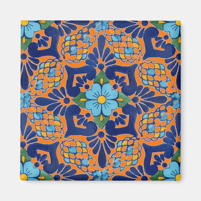 Talavera Tile Magnet (Vorne)