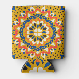 Talavera Tiles: Mittelmeer Nahtlose Tapete. Dosenkühler