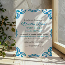 Talavera Türkis Minimalistische Spanische Hochzeit